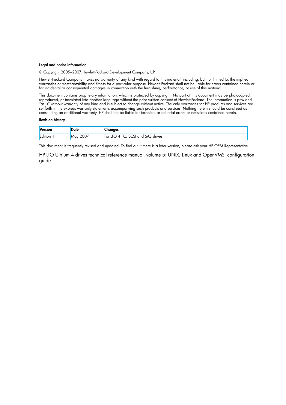 HP LTO 4 SAS User Manual | Page 2 / 46