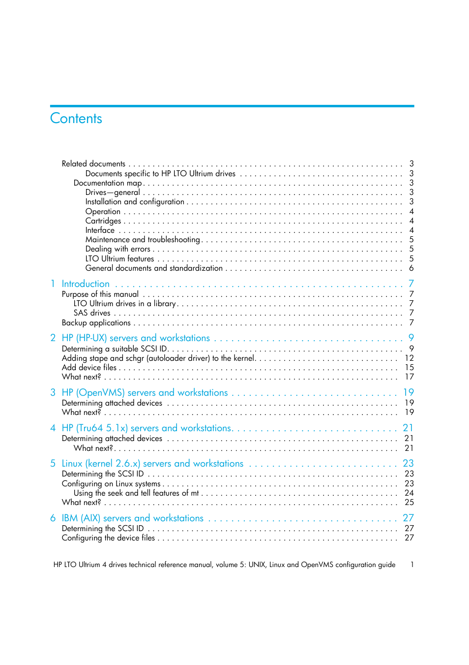 HP LTO 4 SAS User Manual | Page 3 / 46