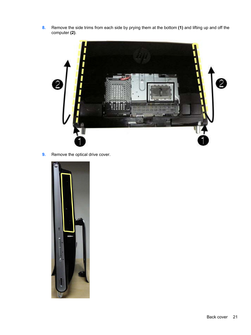 HP TOUCHSMART 9100 User Manual | Page 27 / 62