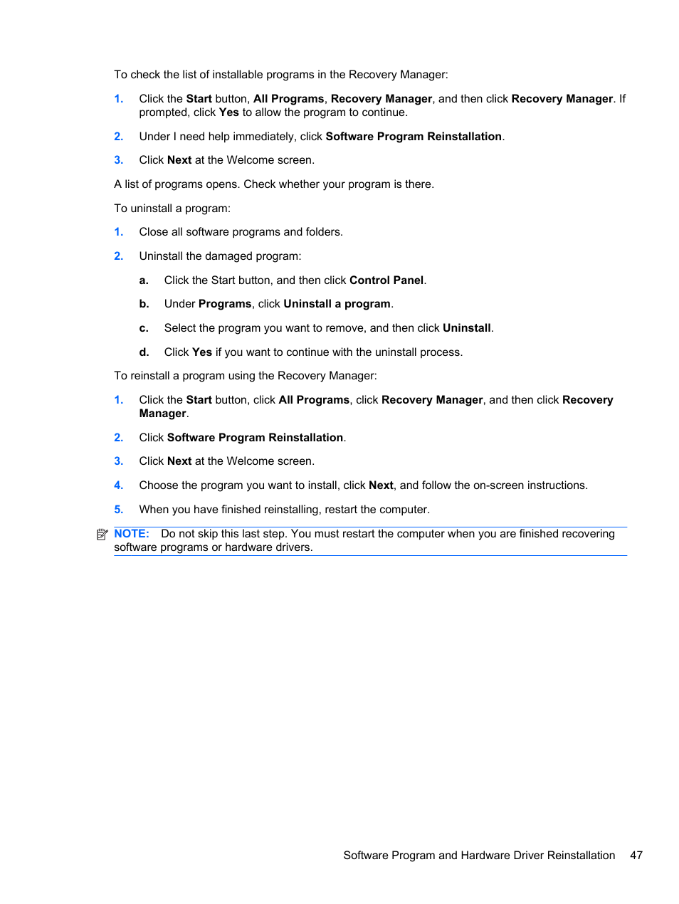 HP TOUCHSMART 9100 User Manual | Page 53 / 62