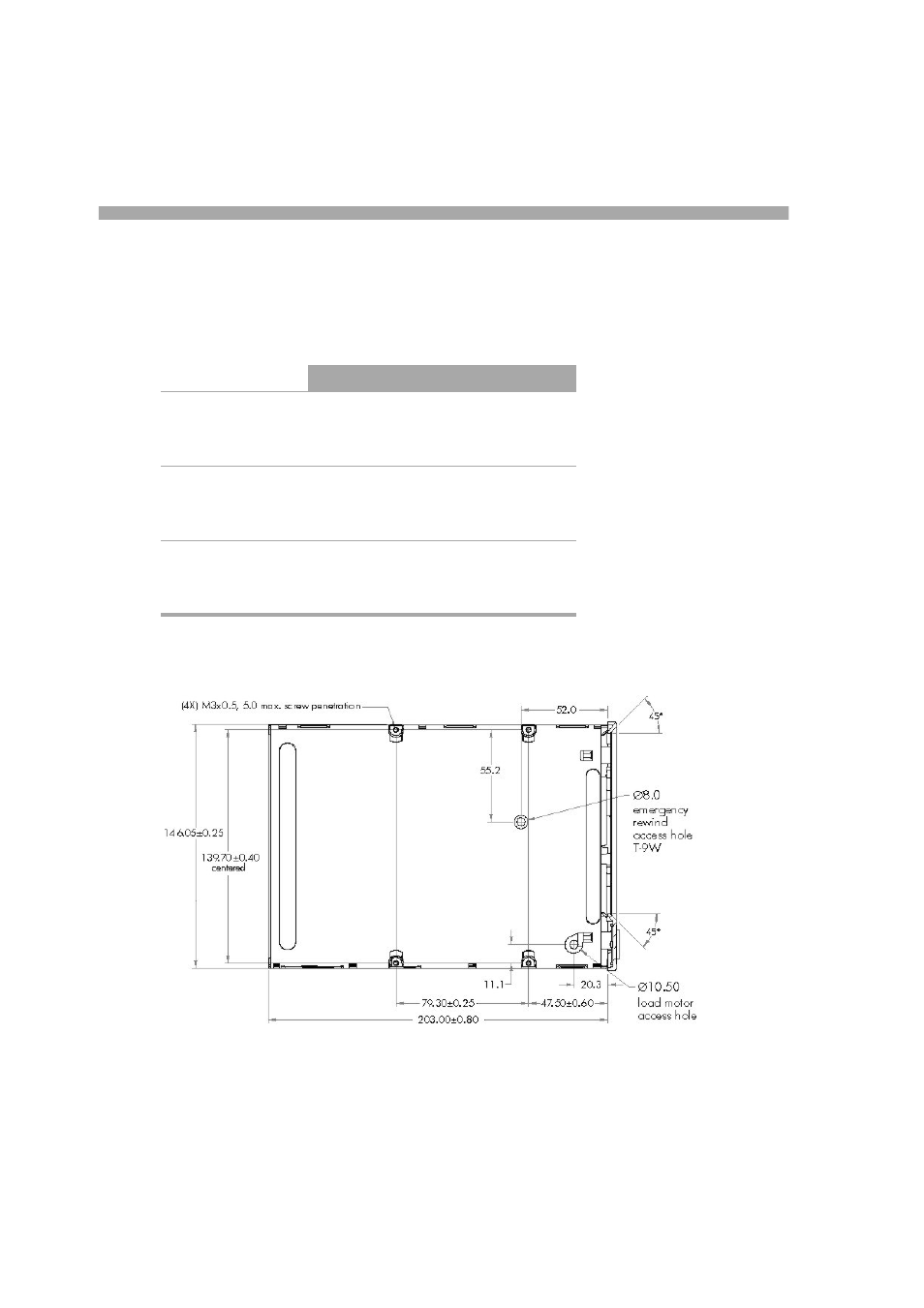 Physical specification, Dimensions, 2 physical specification | Detailed dimensions | HP Ultrium Drive User Manual | Page 10 / 30