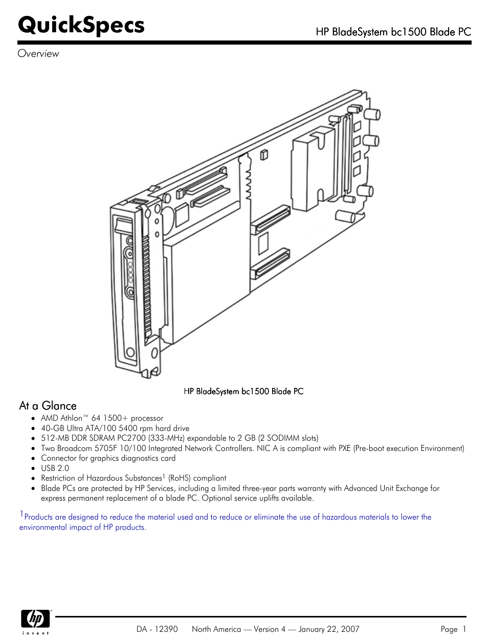 HP BC1500 User Manual | 13 pages