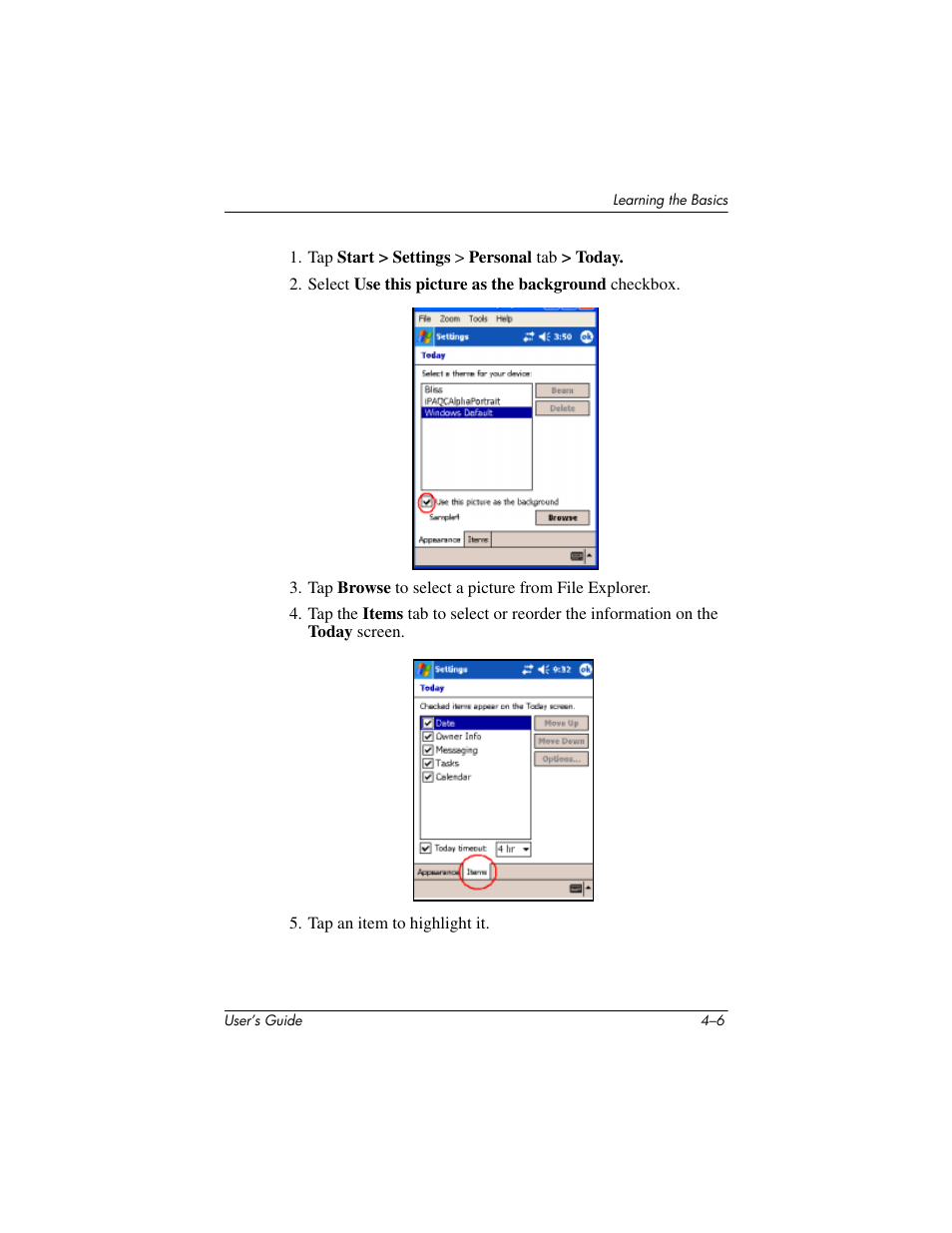 HP iPAQ hx2000 User Manual | Page 46 / 168