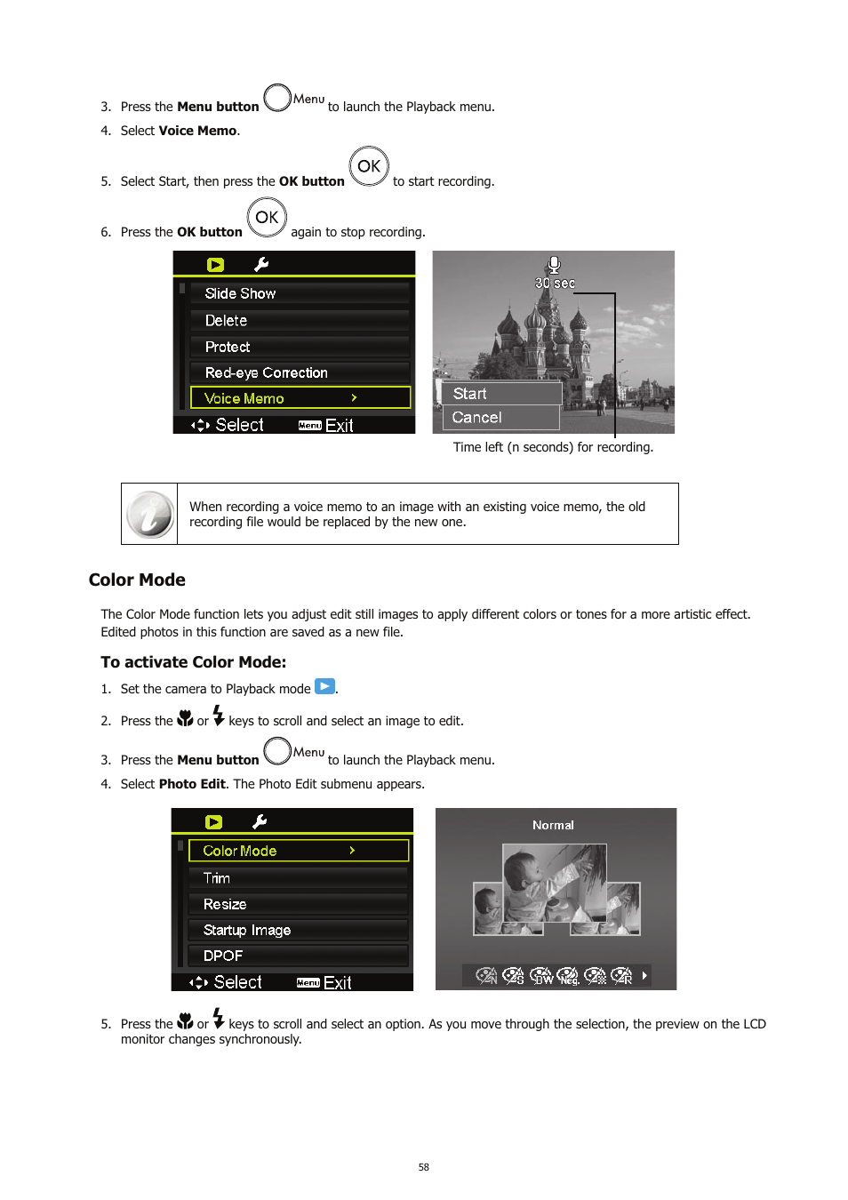 Color mode | HP CC450 User Manual | Page 62 / 82