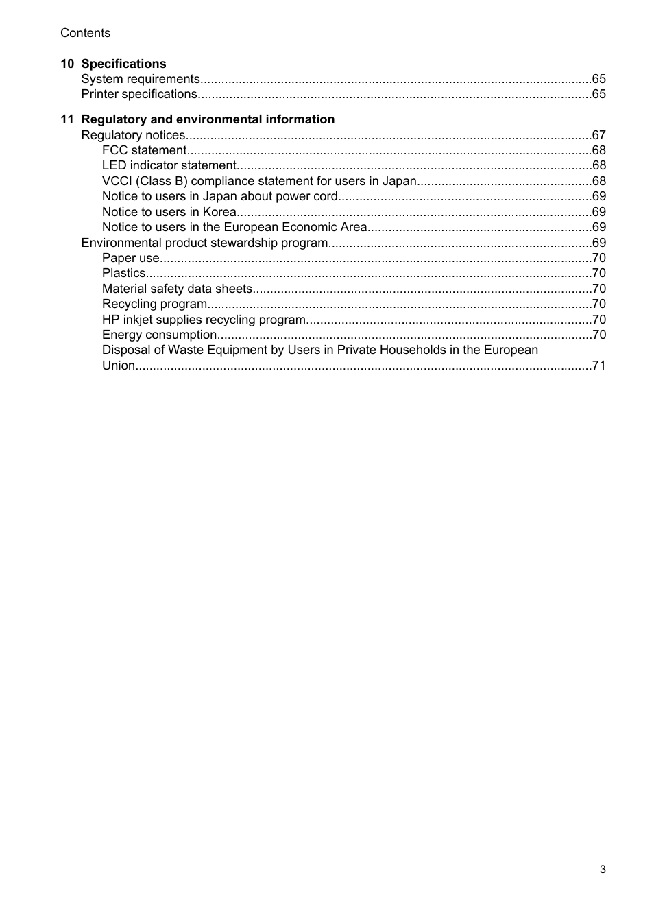 HP Photosmart A520 Series User Manual | Page 4 / 72