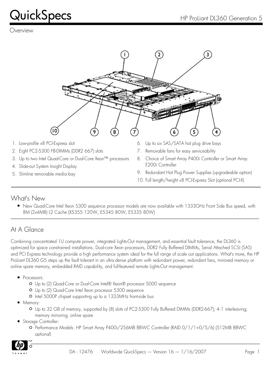 HP ProLiant DL360 User Manual | 49 pages