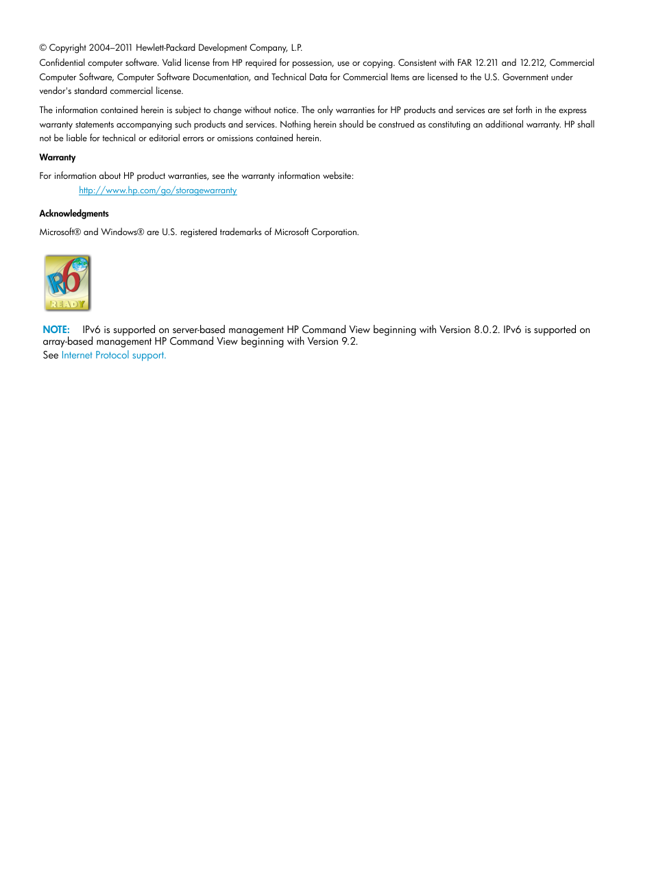 HP P6000 User Manual | Page 2 / 105