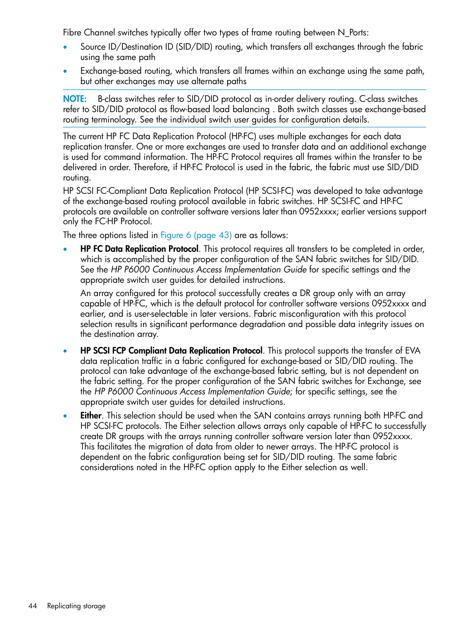 HP P6000 User Manual | Page 44 / 105