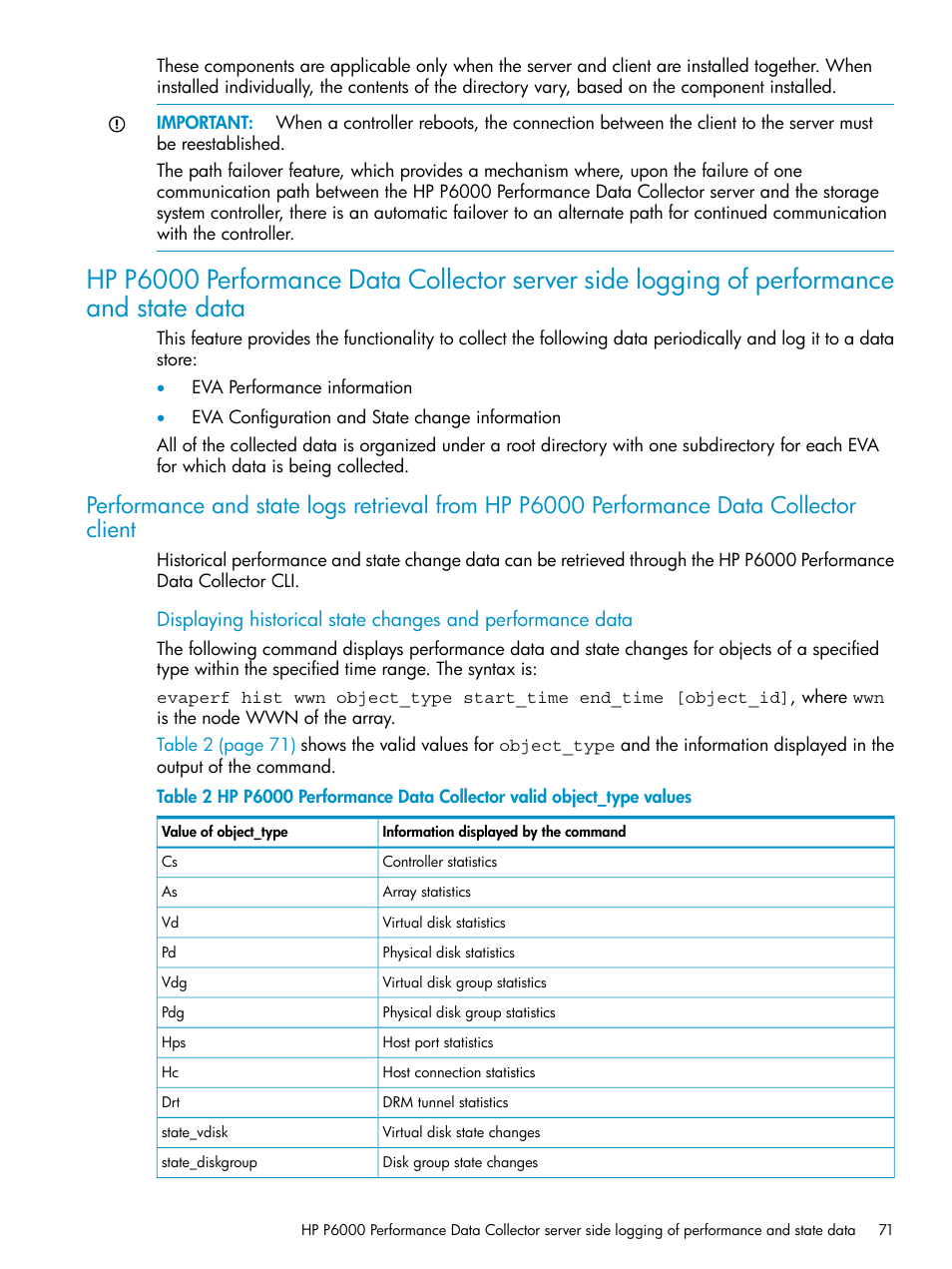 HP P6000 User Manual | Page 71 / 105