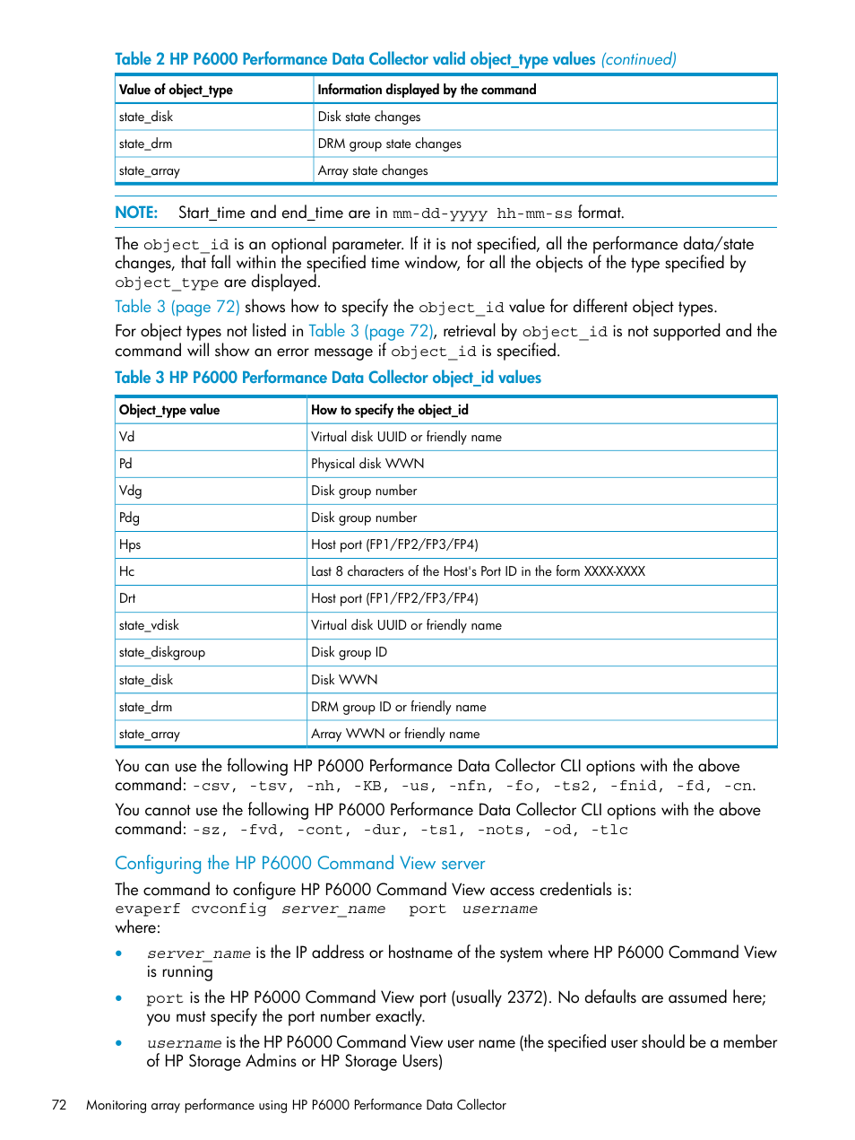 Configuring the hp p6000 command view server | HP P6000 User Manual | Page 72 / 105