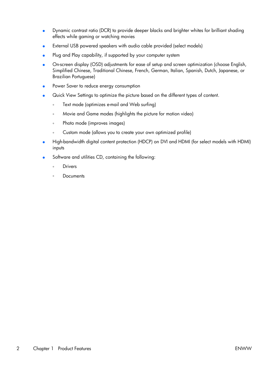 HP 2011S User Manual | Page 8 / 47