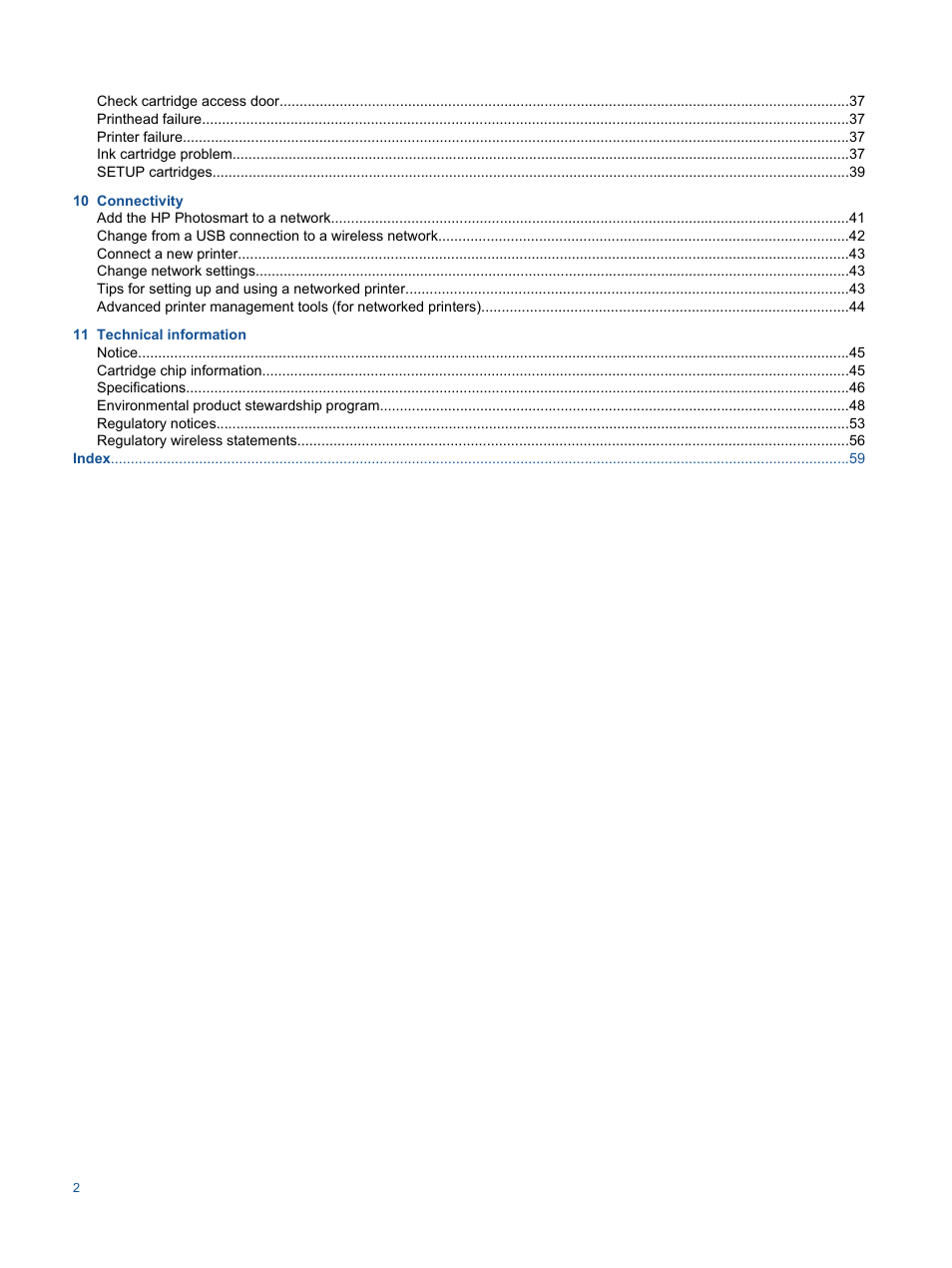 HP 7510 User Manual | Page 3 / 62