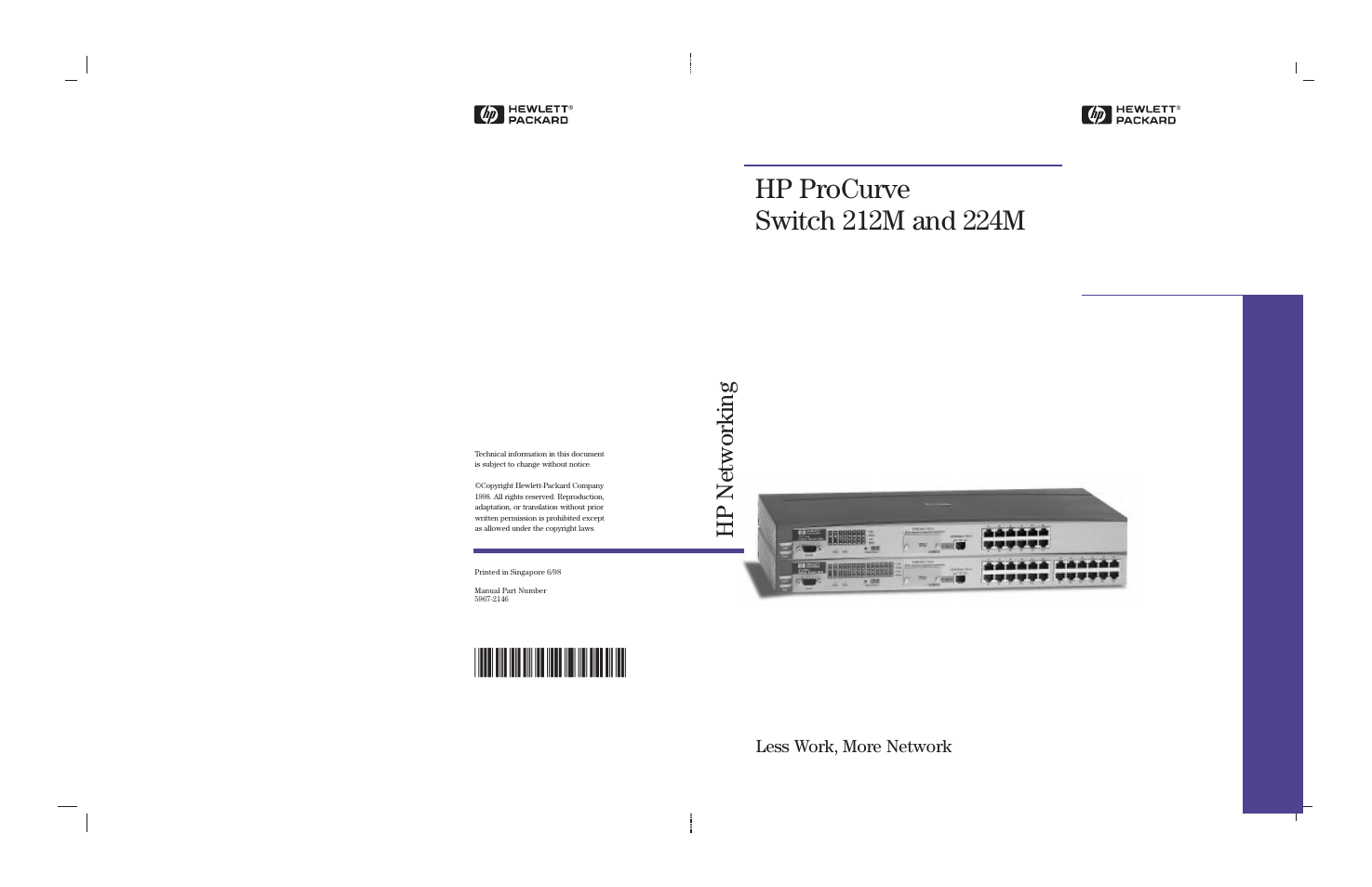 HP 212M User Manual | 166 pages