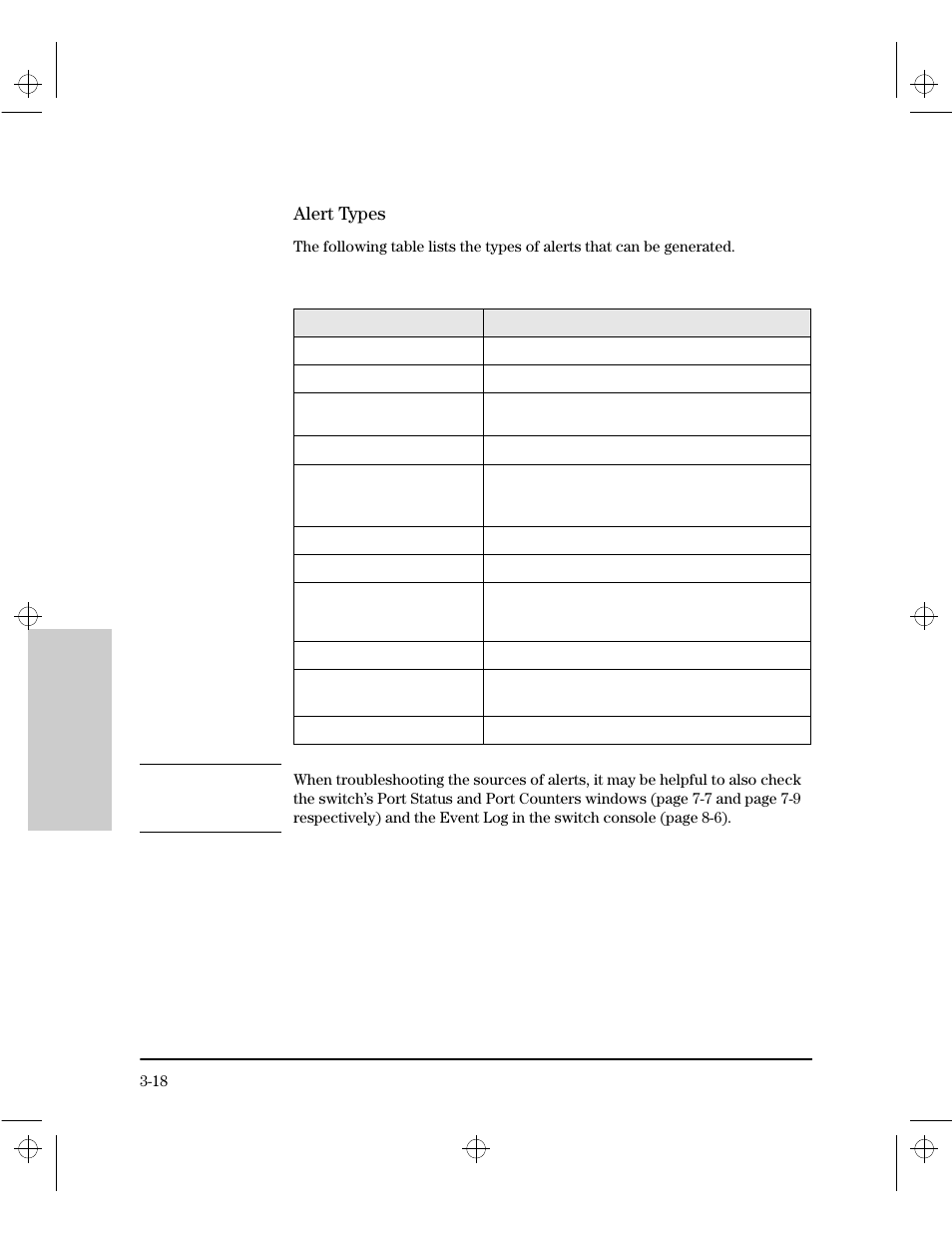 Alert types | HP 212M User Manual | Page 38 / 166