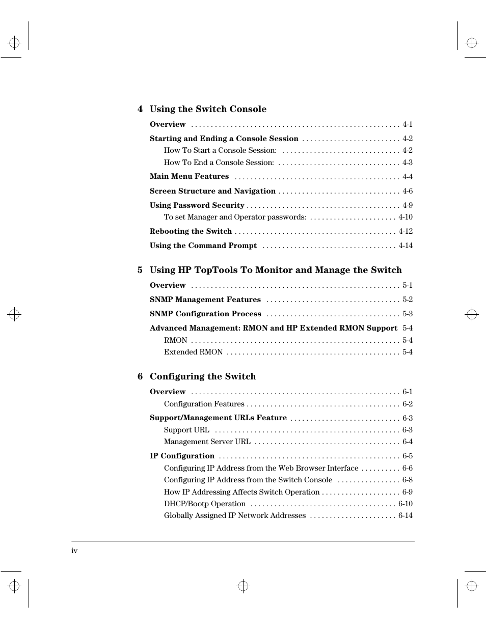 HP 212M User Manual | Page 6 / 166