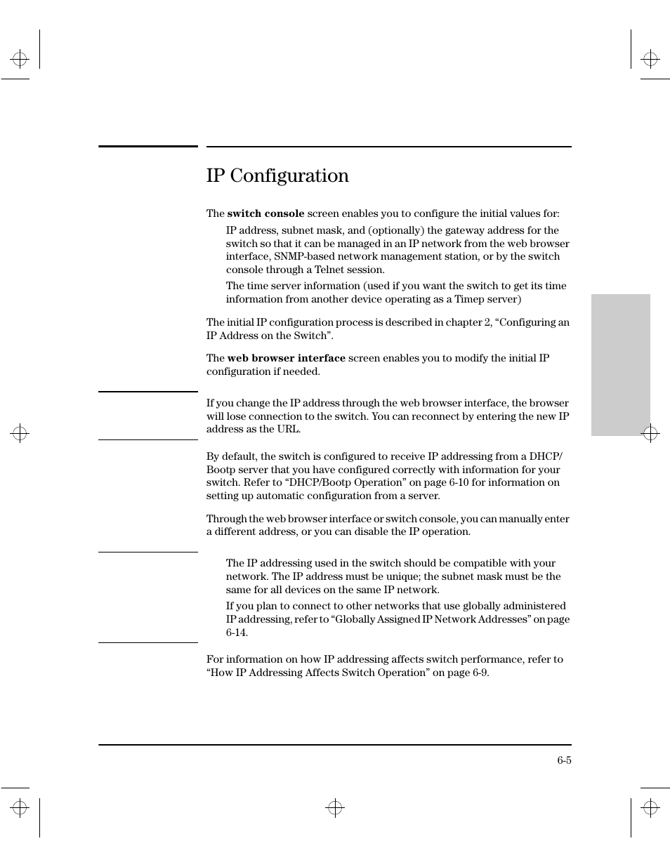 Ip configuration | HP 212M User Manual | Page 69 / 166