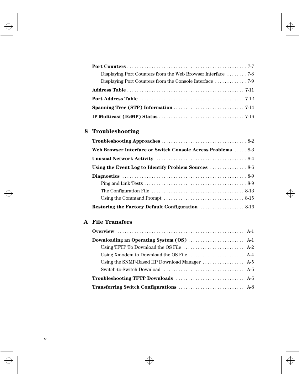 HP 212M User Manual | Page 8 / 166