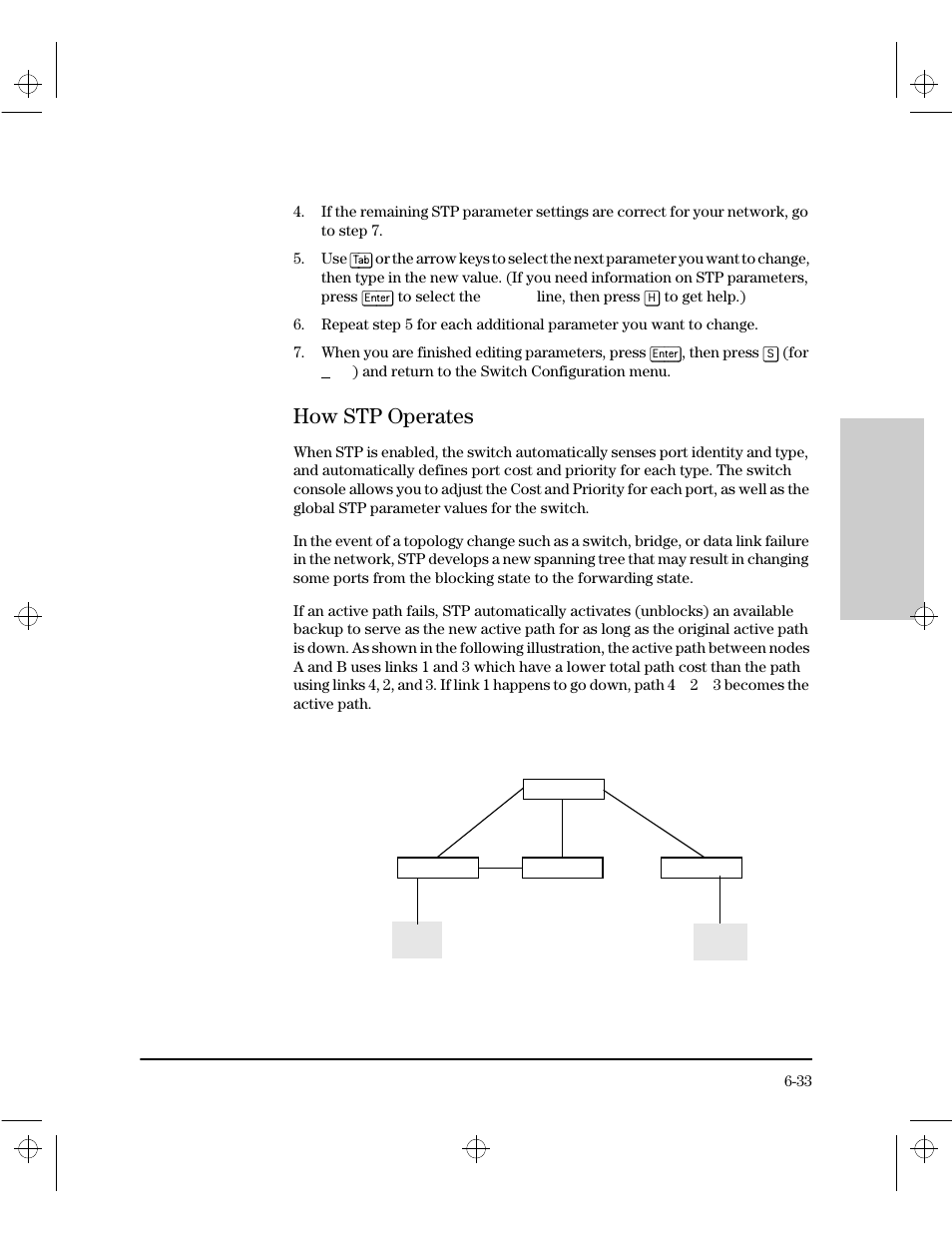 How stp operates, How stp operates -33 | HP 212M User Manual | Page 97 / 166