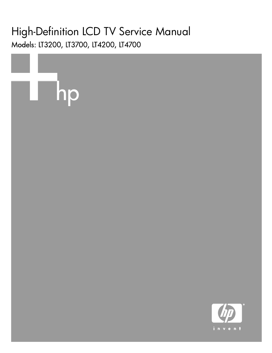 HP LT3200 User Manual | 101 pages