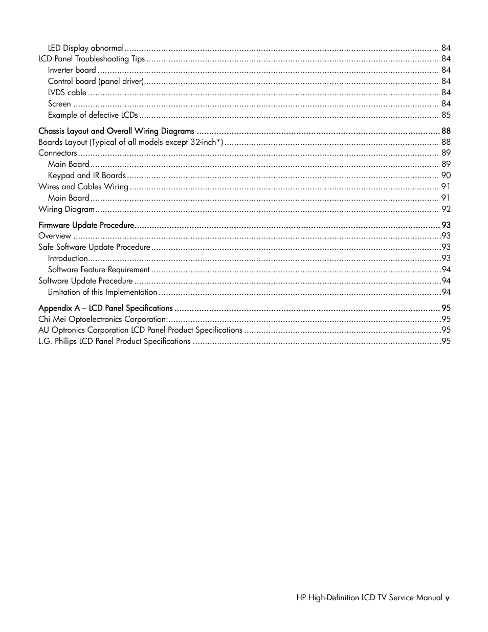 HP LT3200 User Manual | Page 5 / 101