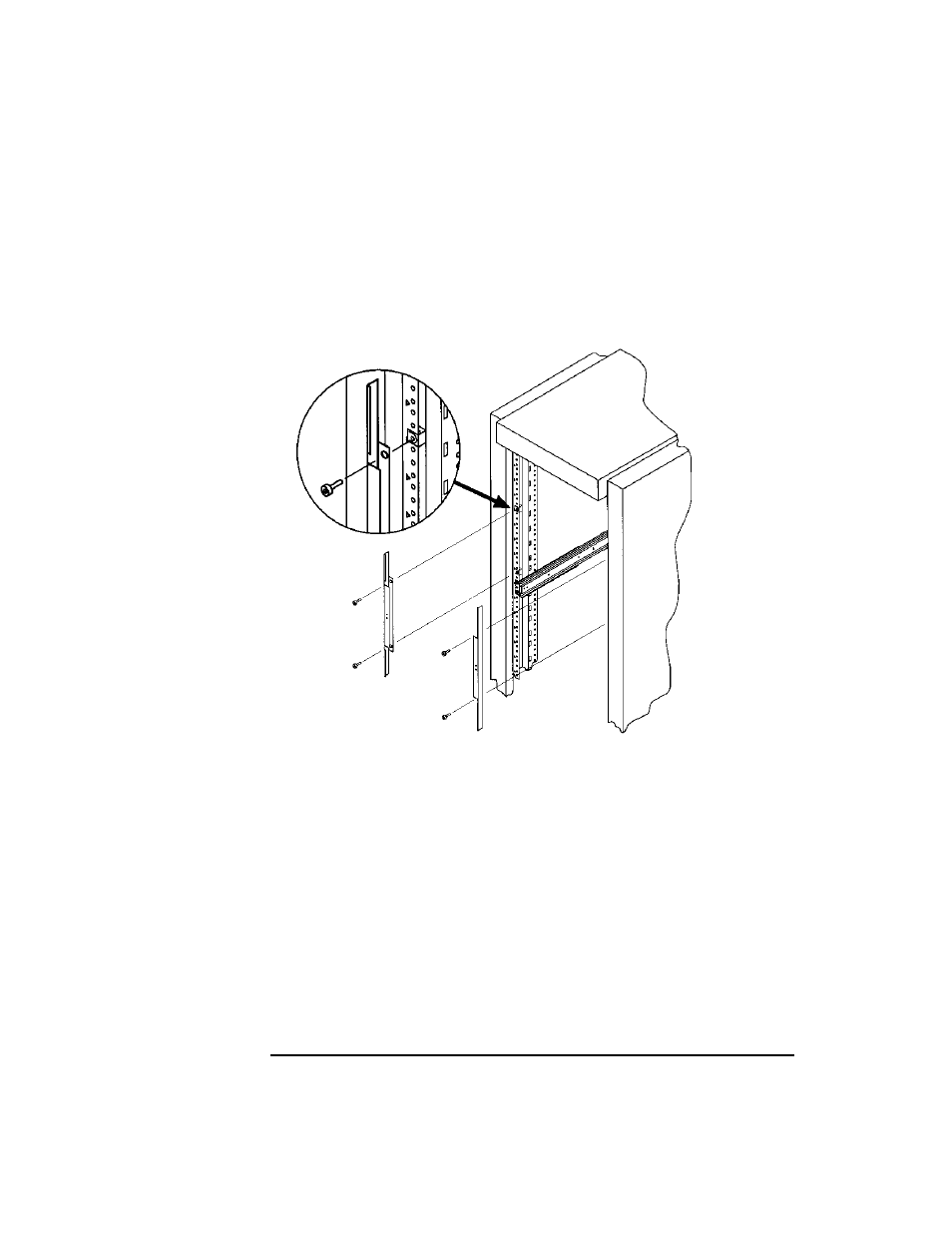 Figure 1-10. bezel spacers -16 | HP SureStore 4215w User Manual | Page 30 / 136