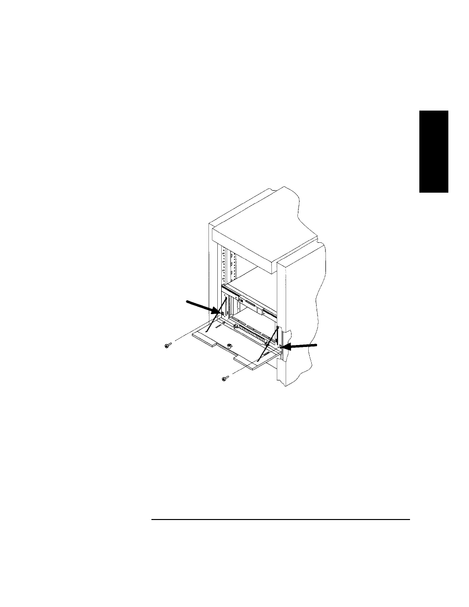Figure 1-14. front access door -19 | HP SureStore 4215w User Manual | Page 33 / 136
