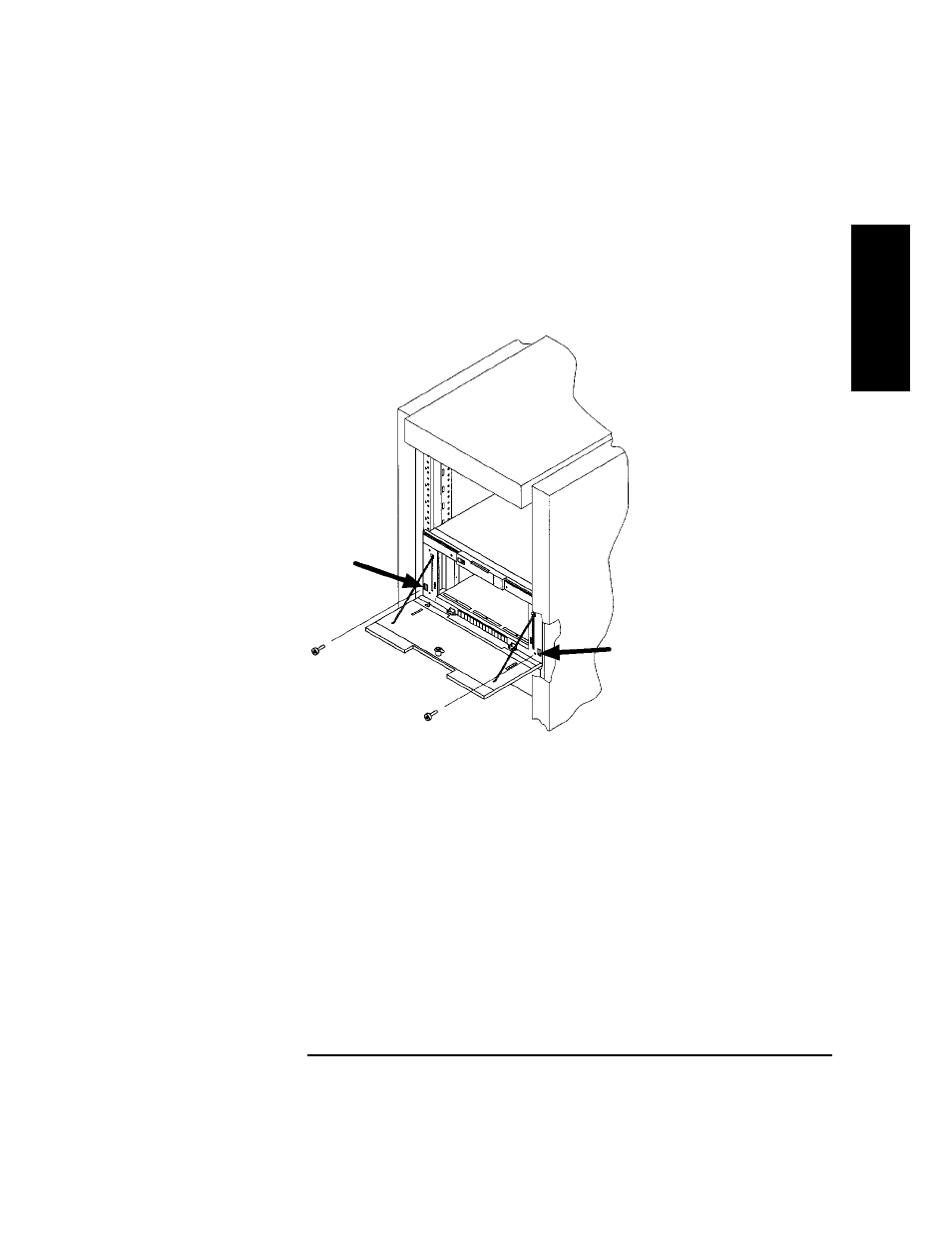 Figure 1-17. front access door -25 | HP SureStore 4215w User Manual | Page 39 / 136