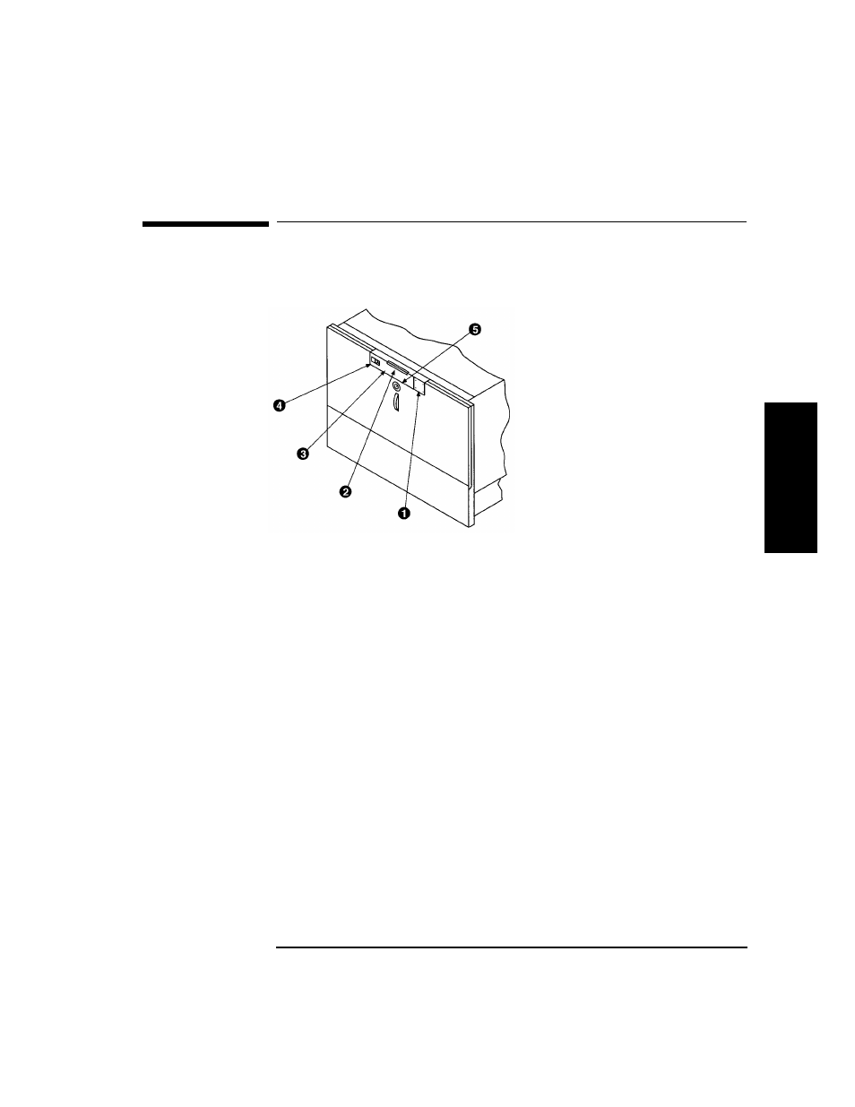 Operating the control panel, Operating the control panel -3, Figure 3-1. tape library control panel -3 | HP SureStore 4215w User Manual | Page 57 / 136