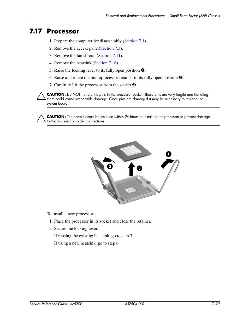 17 processor | HP dc5700 User Manual | Page 133 / 216