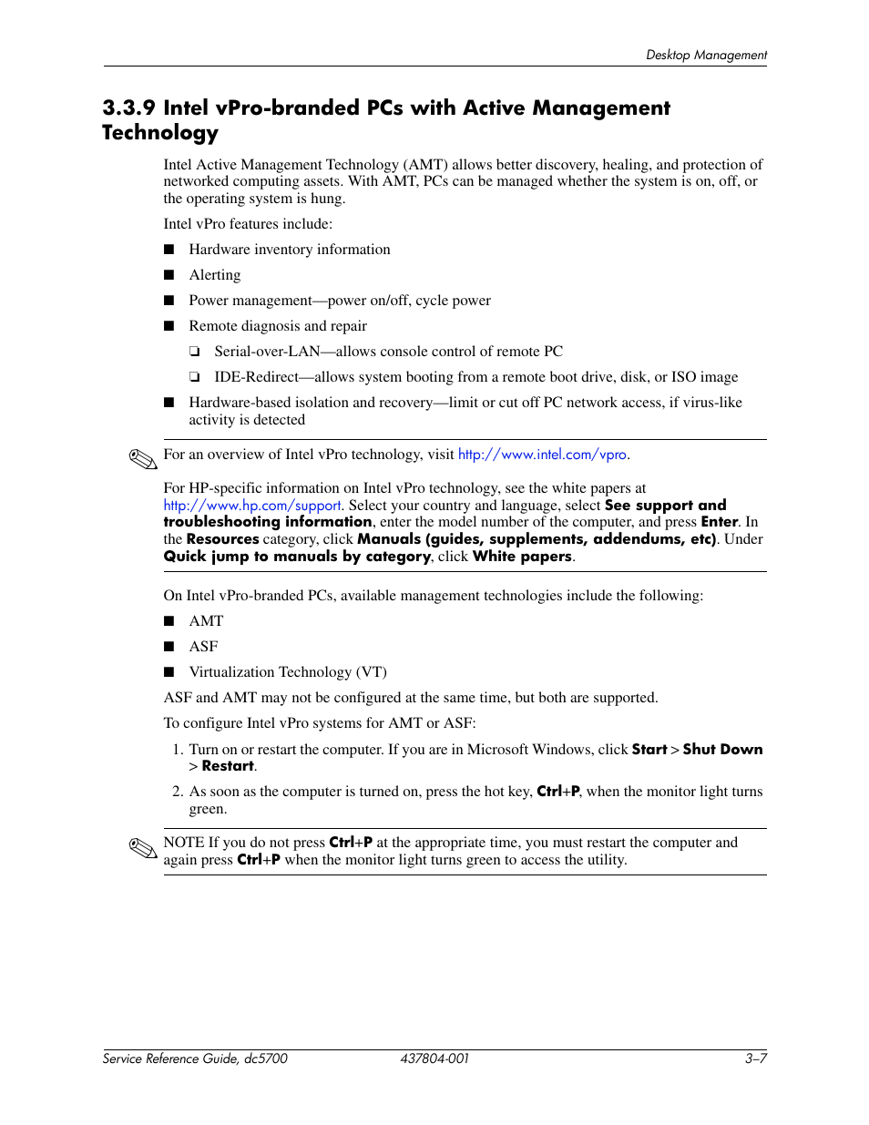 HP dc5700 User Manual | Page 35 / 216