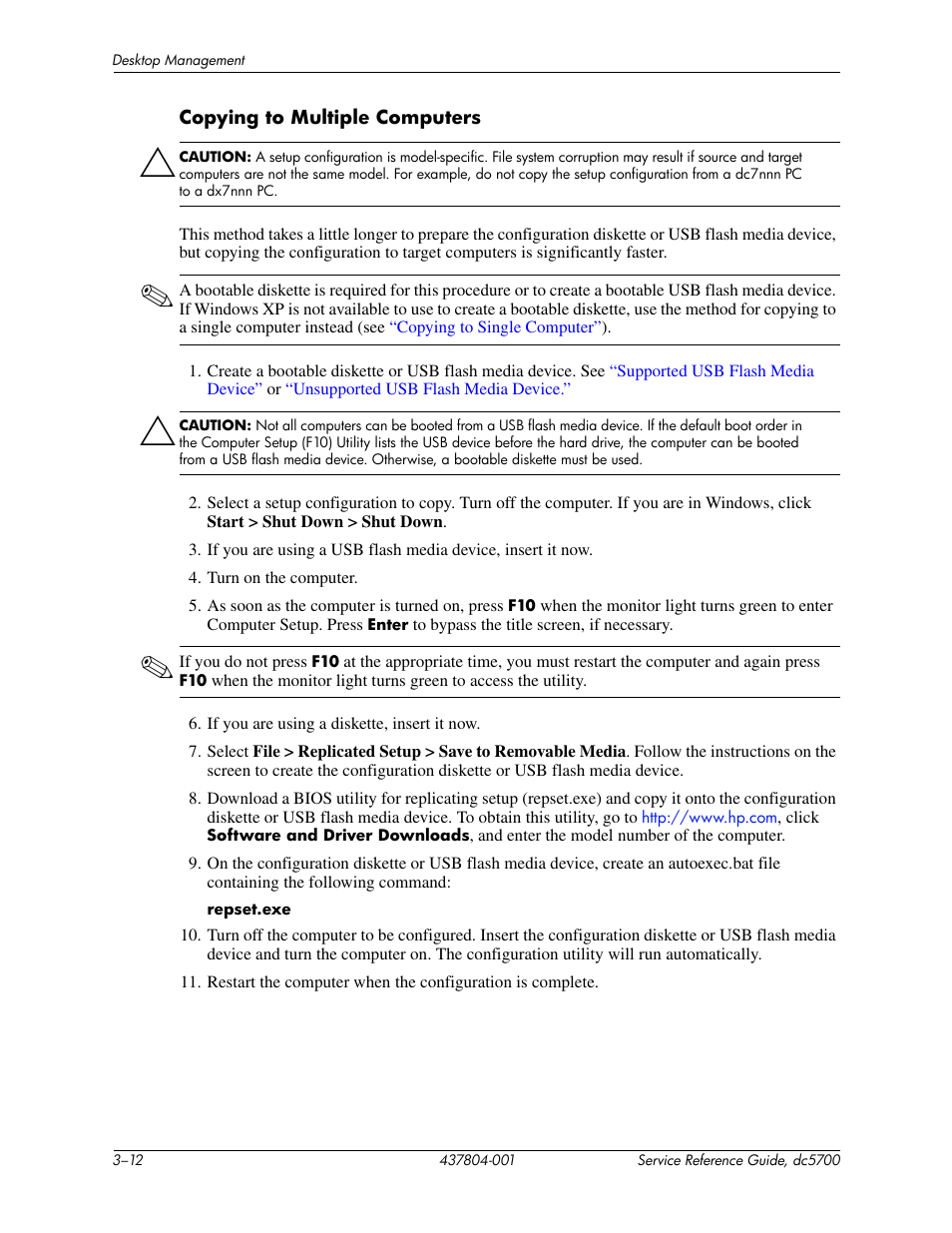 HP dc5700 User Manual | Page 40 / 216