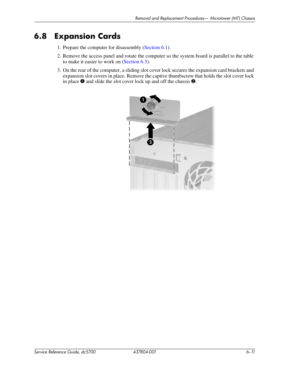 8 expansion cards | HP dc5700 User Manual | Page 77 / 216