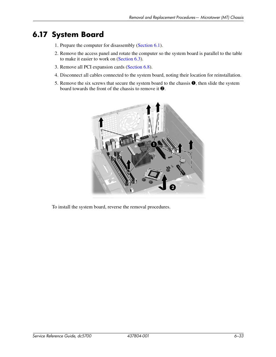 17 system board | HP dc5700 User Manual | Page 99 / 216