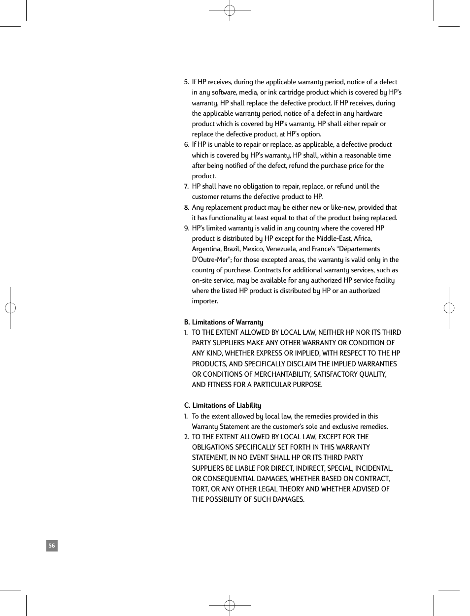 HP 2500C/CM User Manual | Page 60 / 65