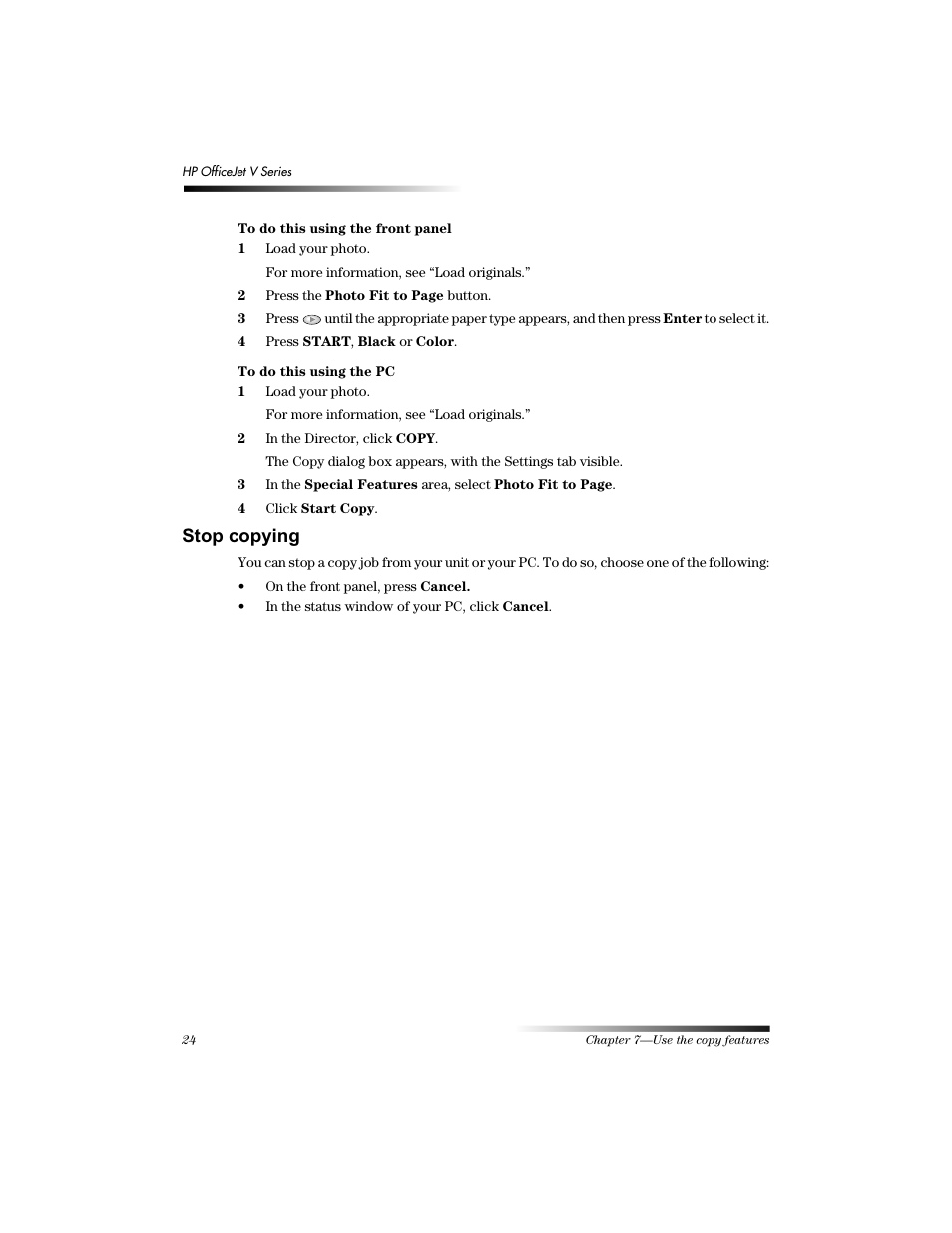 6wrs frs\lqj | HP V Series User Manual | Page 28 / 56