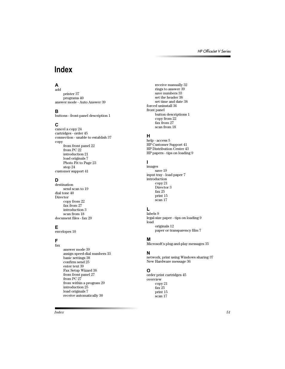 HP V Series User Manual | Page 53 / 56