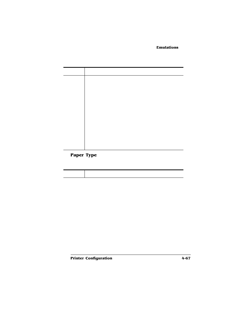 Paper type | HP QMS 4060 User Manual | Page 101 / 232