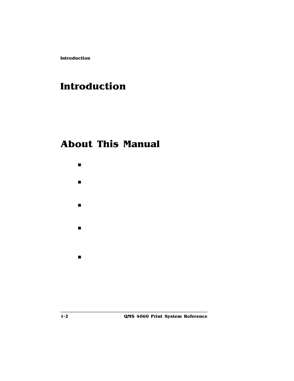 Introduction, About this manual, Introduction -2 | About this manual -2 | HP QMS 4060 User Manual | Page 12 / 232