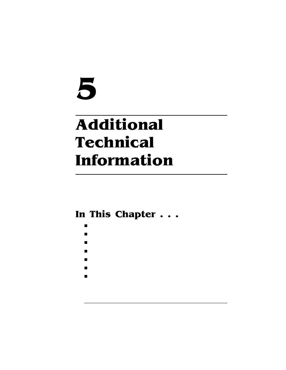 Additional technical information, 5 additional technical, Information | Chapter 5—additional technical information | HP QMS 4060 User Manual | Page 143 / 232