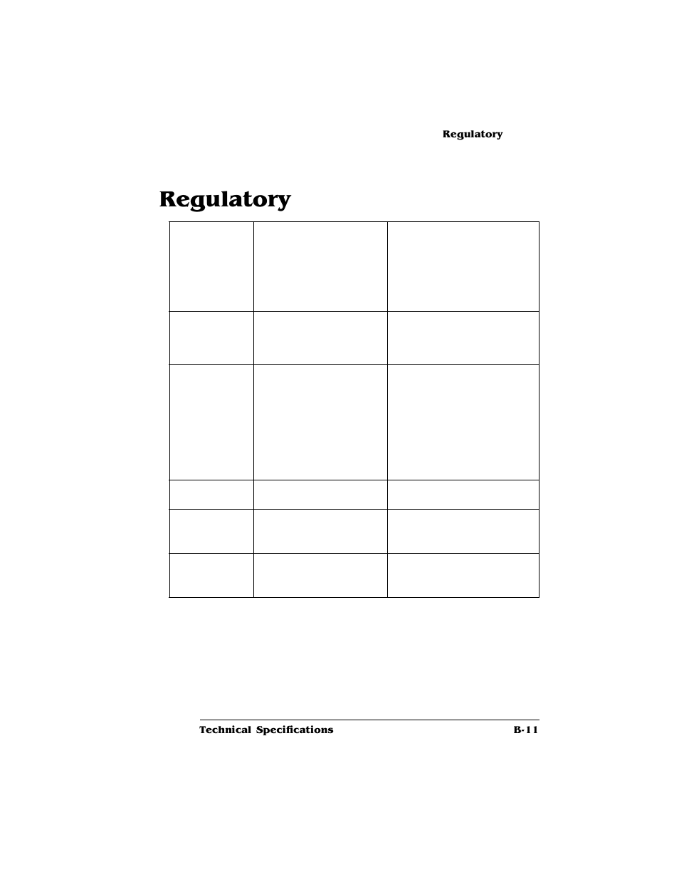 Regulatory | HP QMS 4060 User Manual | Page 193 / 232