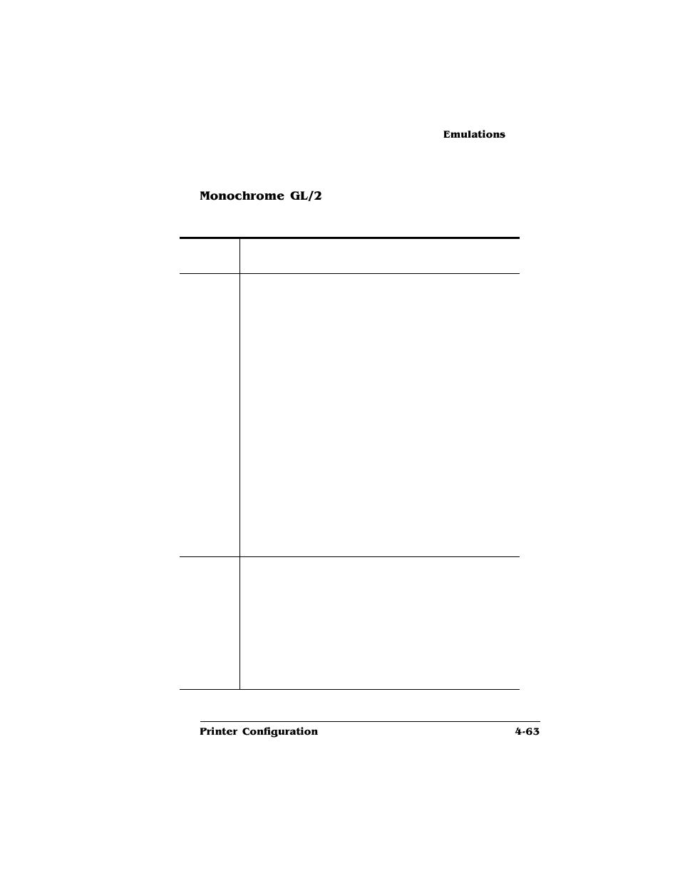 Monochrome gl/2 | HP QMS 4060 User Manual | Page 97 / 232