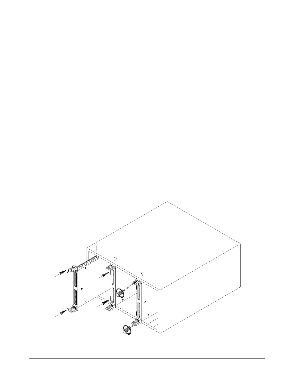 Module installation | HP E1418A User Manual | Page 21 / 189