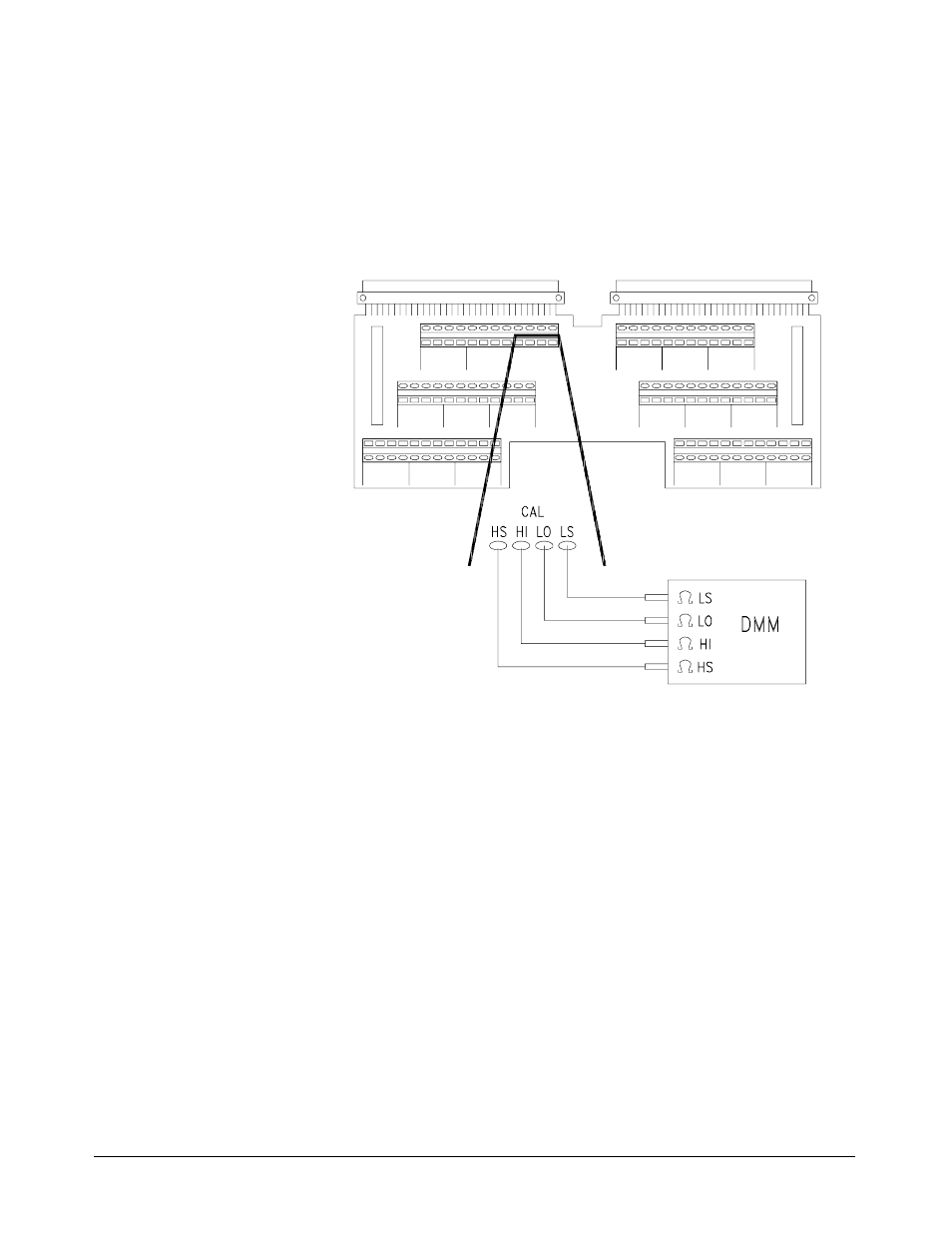 Using the cal output terminals | HP E1418A User Manual | Page 37 / 189