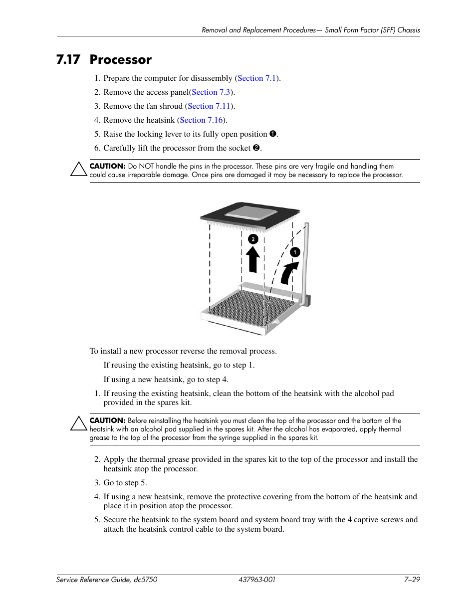 17 processor | HP COMPAQ DC5750 User Manual | Page 135 / 214