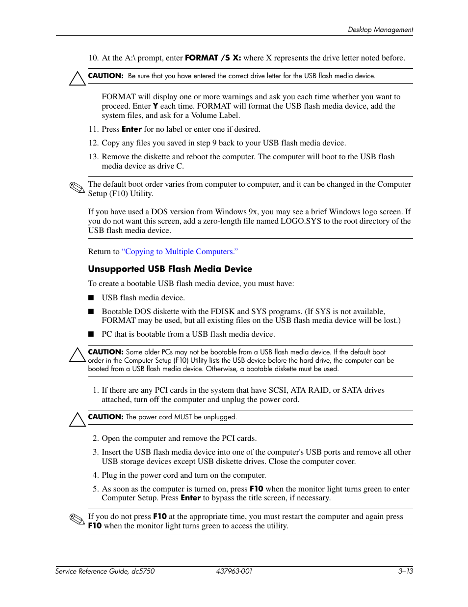 HP COMPAQ DC5750 User Manual | Page 41 / 214