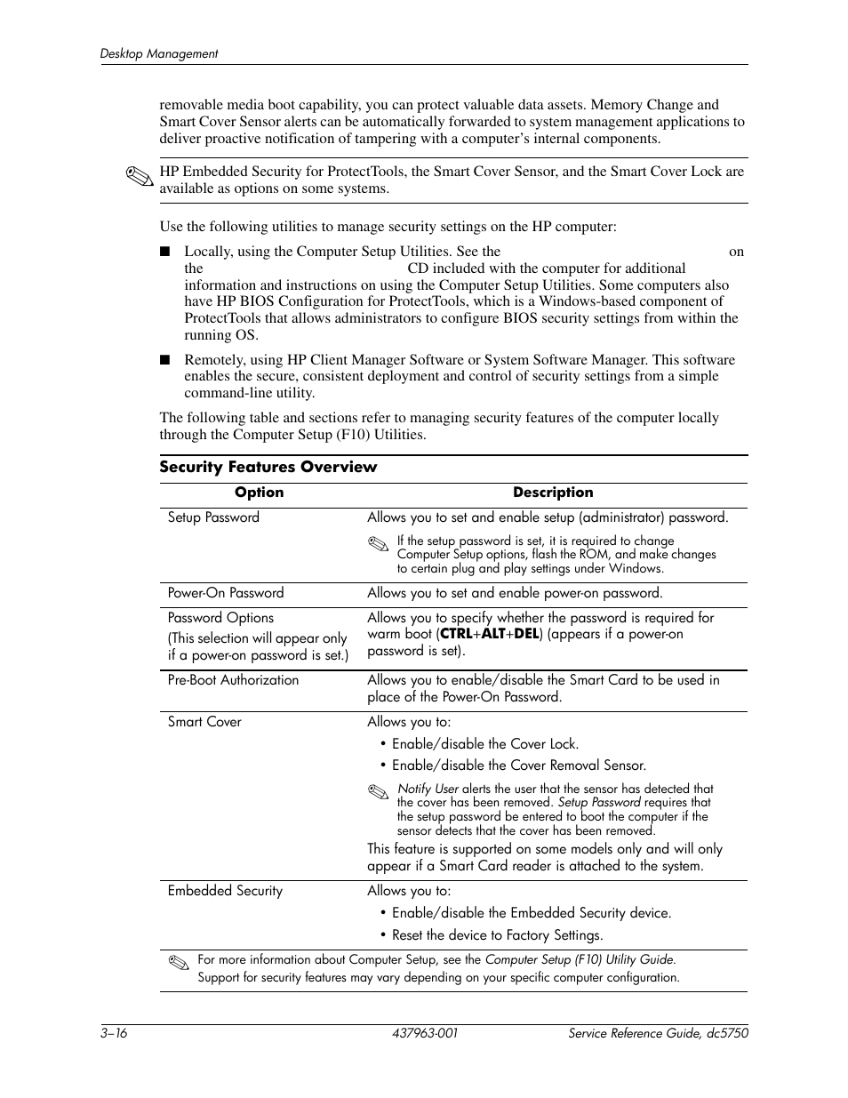 HP COMPAQ DC5750 User Manual | Page 44 / 214
