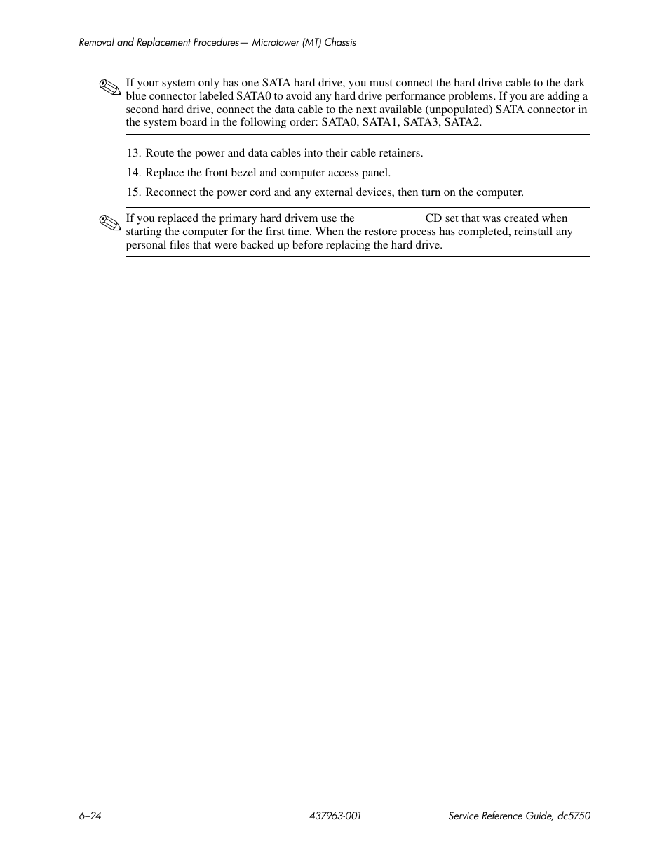 HP COMPAQ DC5750 User Manual | Page 92 / 214