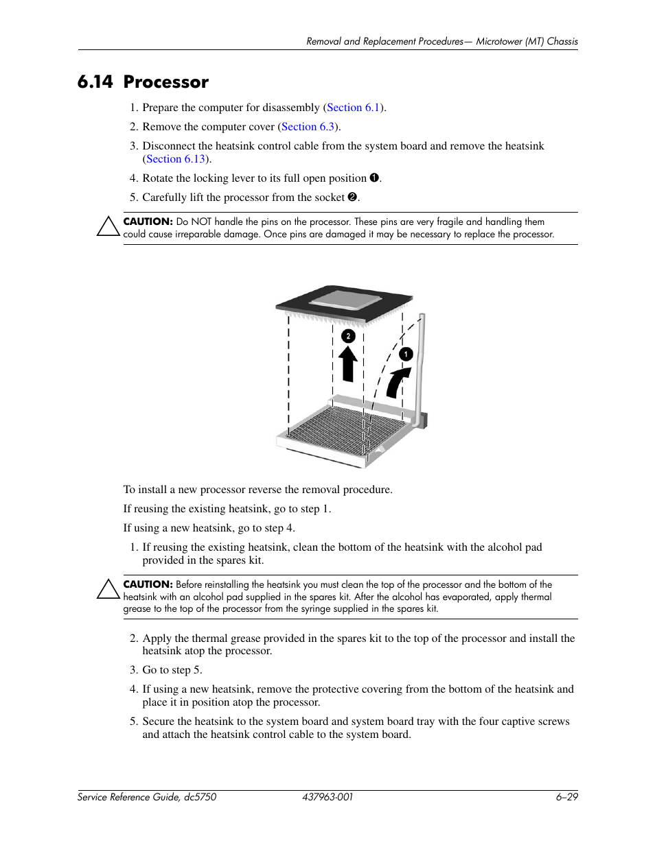 14 processor | HP COMPAQ DC5750 User Manual | Page 97 / 214