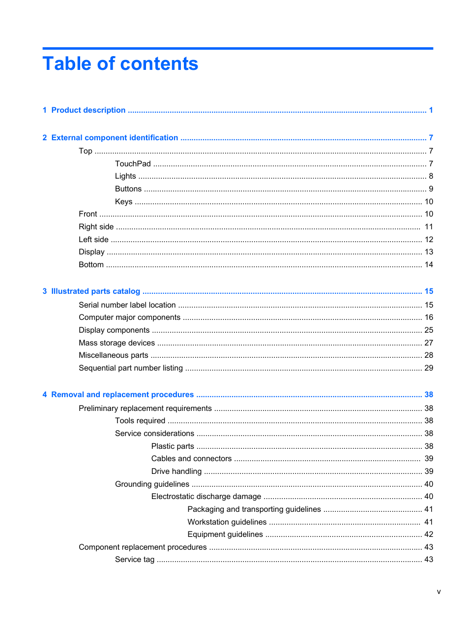 HP 110 User Manual | Page 5 / 104