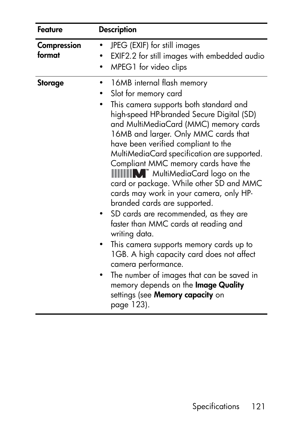 HP Photosmart E327 User Manual | Page 121 / 130